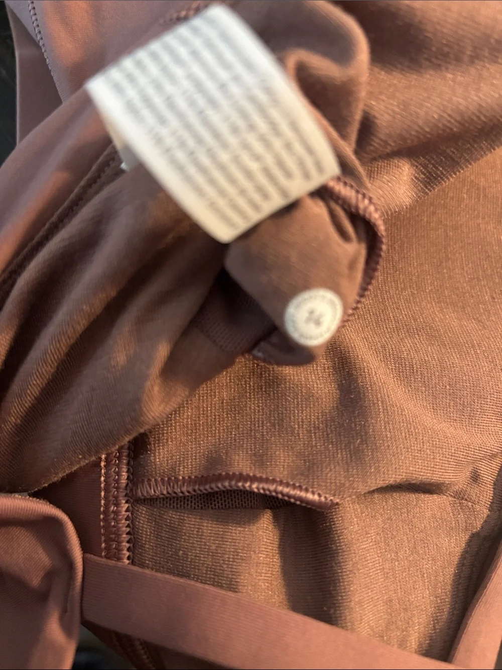 Lululemon Energy Bra, Cacao, Size 14